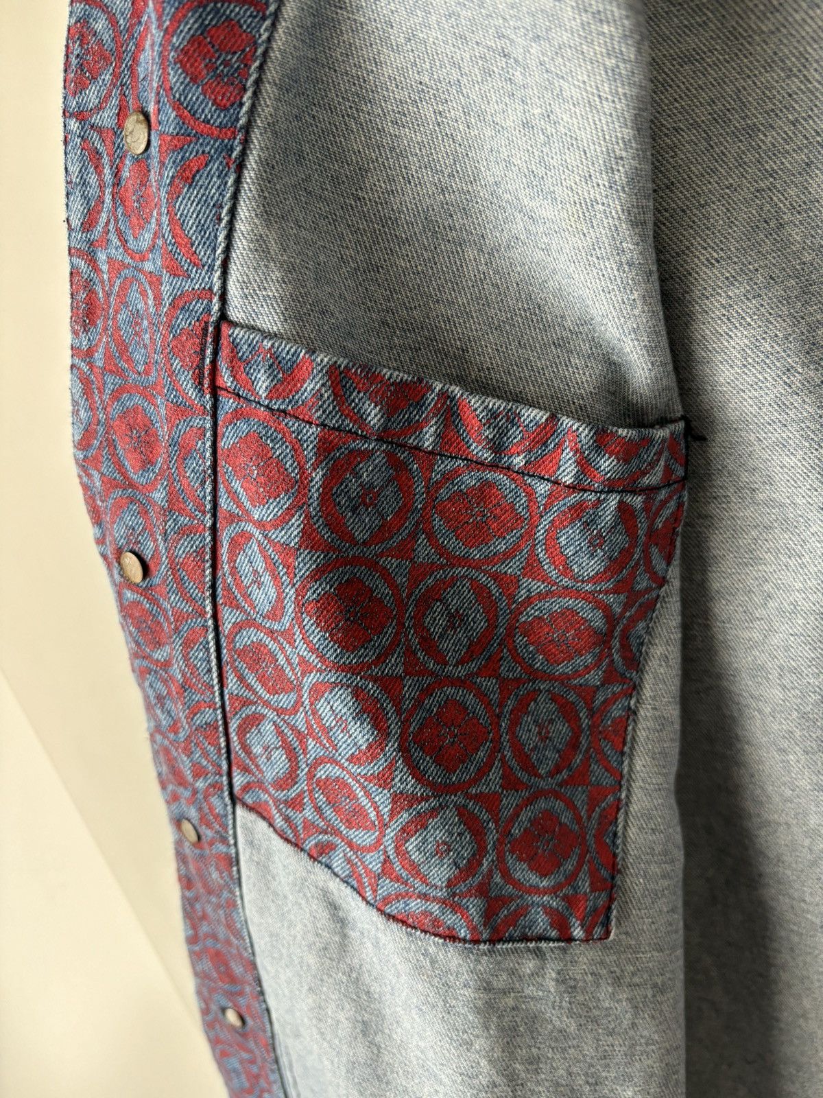 Evisu × Vintage Evisu Denim Chore Coat Monogram Jacket Size US S / EU 44-46 / 1 - 6 Thumbnail