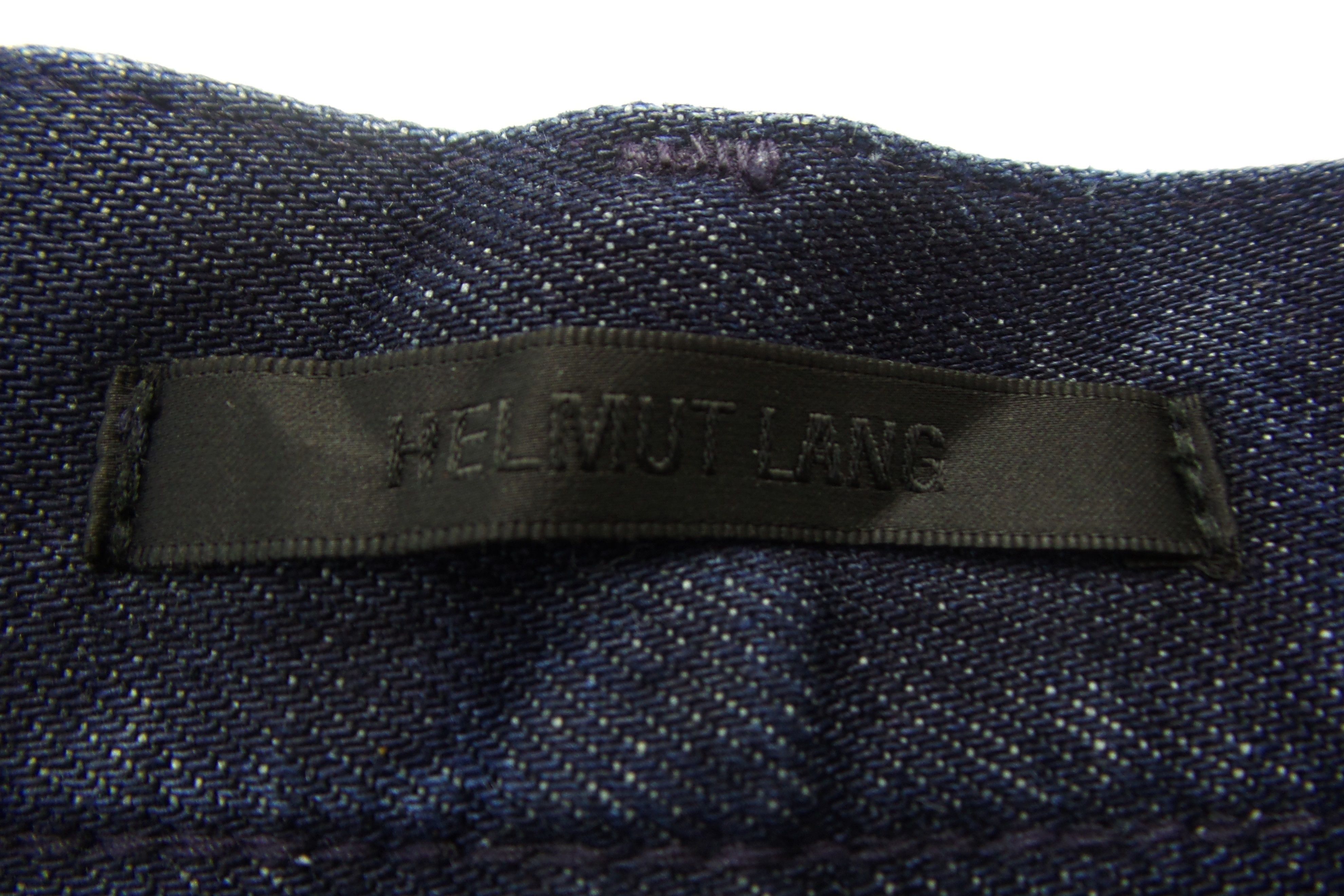 Helmut Lang × Uniqlo Helmut Lang × Uniqlo Dark Blue Jeans W30xL42.5 Size US 30 / EU 46 - 4 Thumbnail