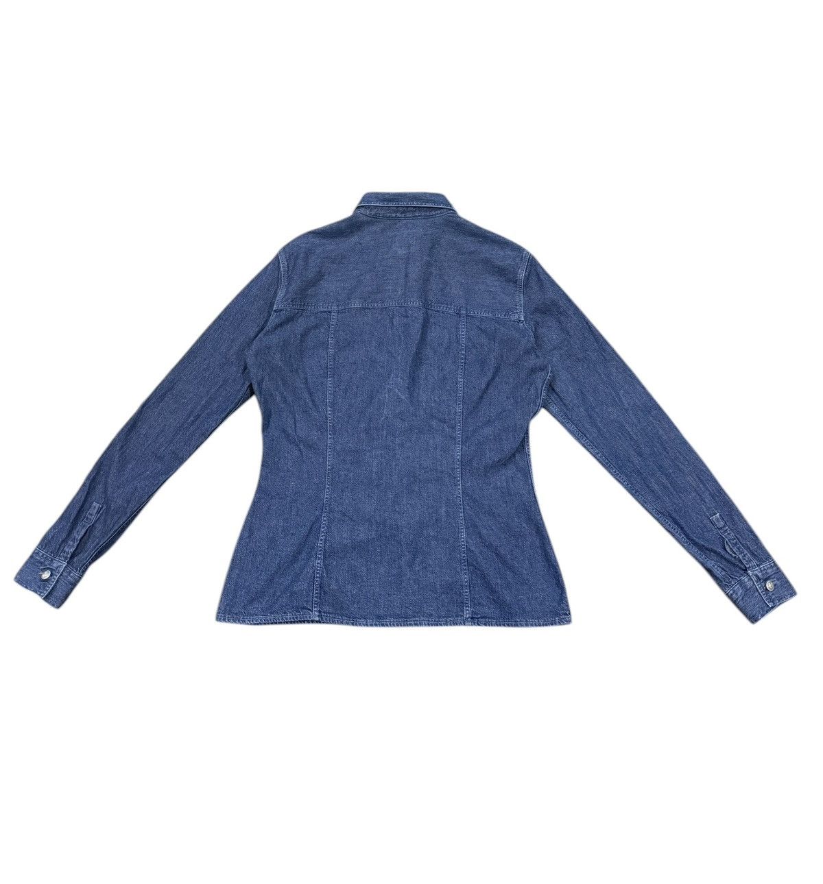 Versace RARE VERSACE WESTERN DENIM SHIRT Size S / US 4 / IT 40 - 7 Thumbnail