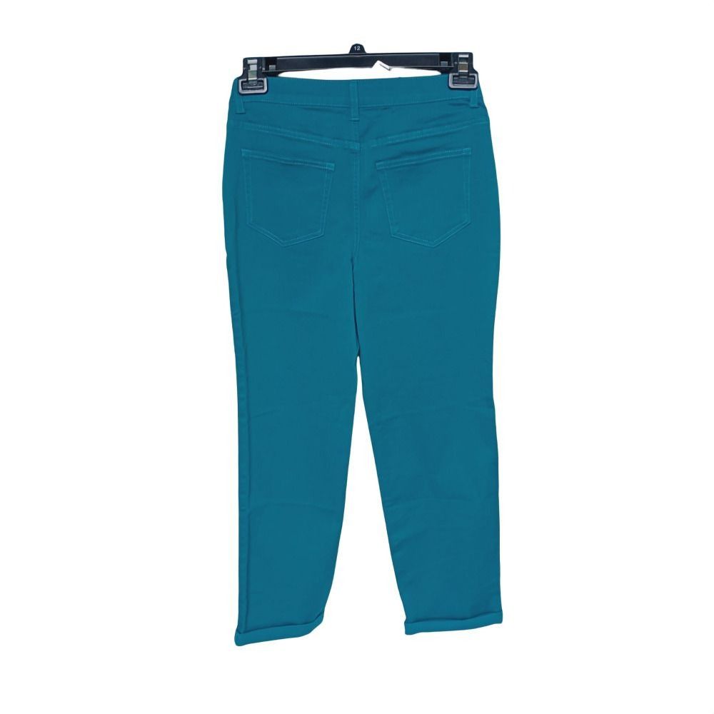 Gloria Vanderbilt Women Pant Sz 4 Logo By Lori Goldstein Stretch Twill Boyfrie Size 27" / US 4 / IT 40 - 4 Thumbnail