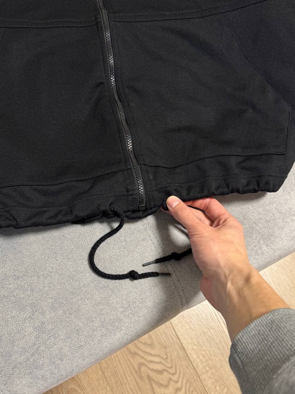 Nike Vintage Nike Y2K swoosh black oversized zip hoodie Size US L / EU 52-54 / 3 - 6 Thumbnail