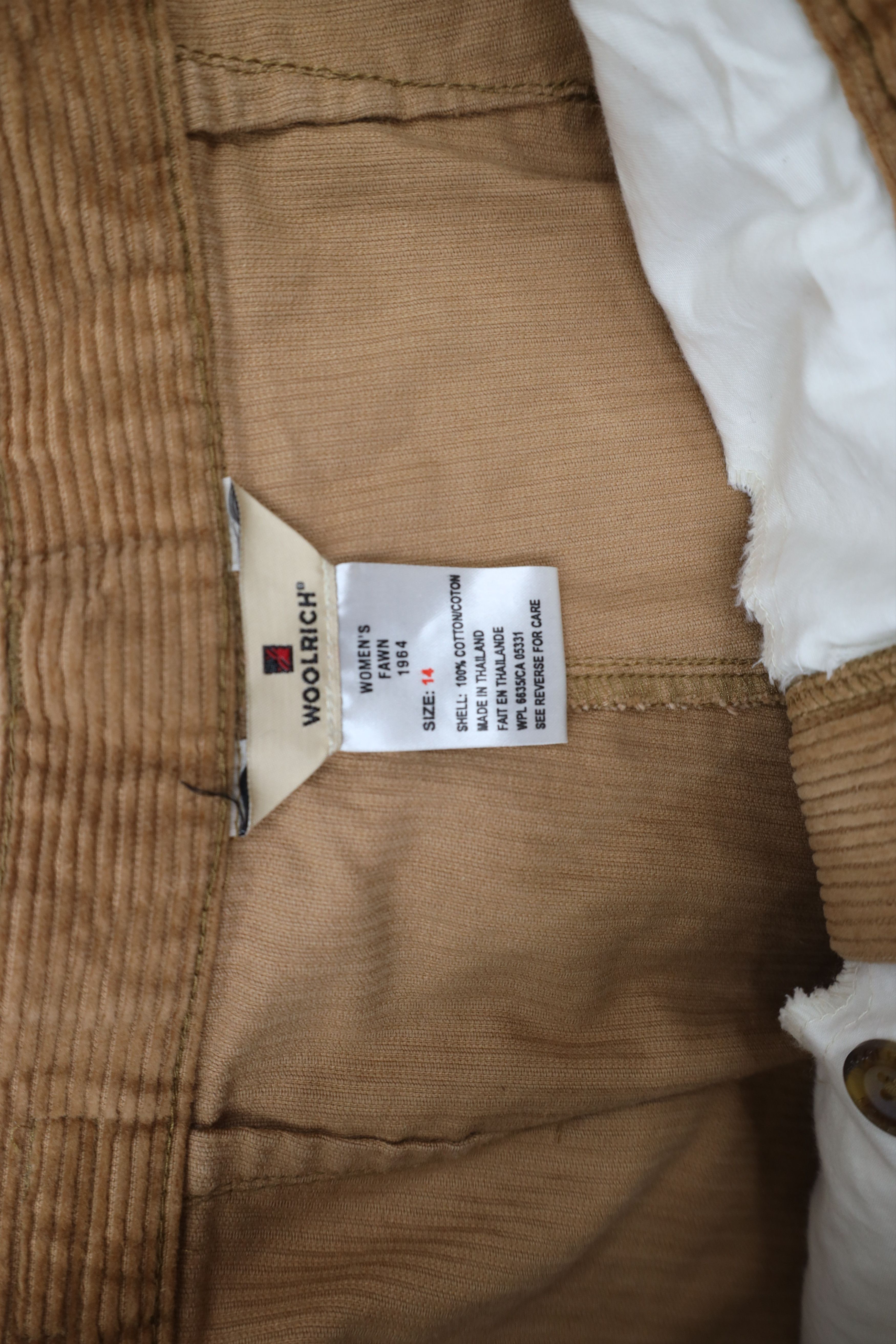 Vintage × Woolrich Woolen Mills Vintage 90s Woolrich Relaxed Tapered Leg Corduroy Pants Size 36" / US 14 / IT 50 - 8 Thumbnail