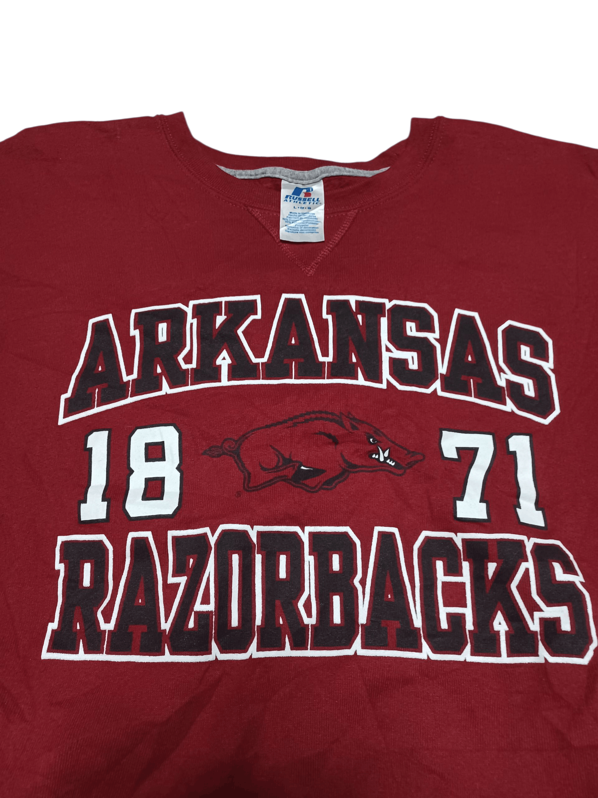 Russell Athletic ARKANZAS RAZORBACKS RUSSELL ATHLETIC VINTAGE SWEATSHIRT Size US L / EU 52-54 / 3 - 2 Thumbnail