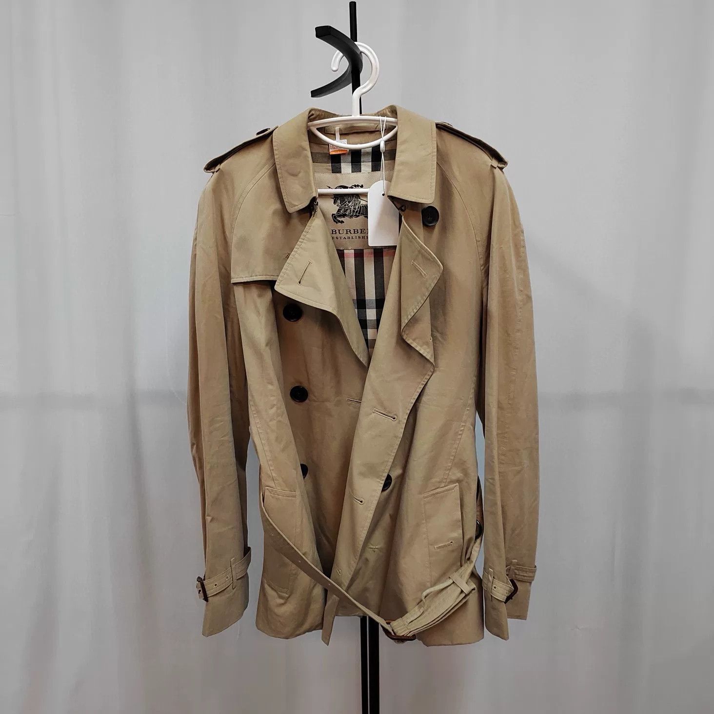 Burberry Burberry Short Trench Coat Plus Size Size XL / US 12-14 / IT 48-50 - 1 Thumbnail
