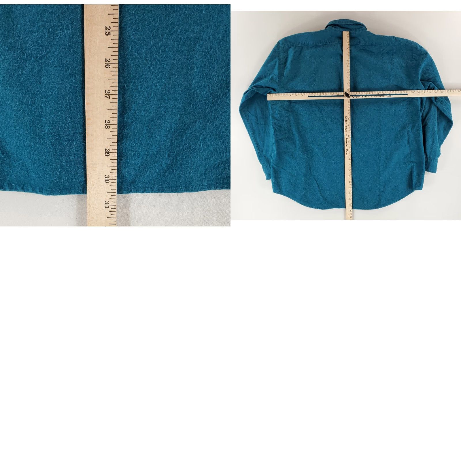 Vintage VINTAGE Five Brother Shirt Green Long Sleeve 2XL Chamois Button Up Mens 70s 80s Size US XXL / EU 58 / 5 - 8 Thumbnail