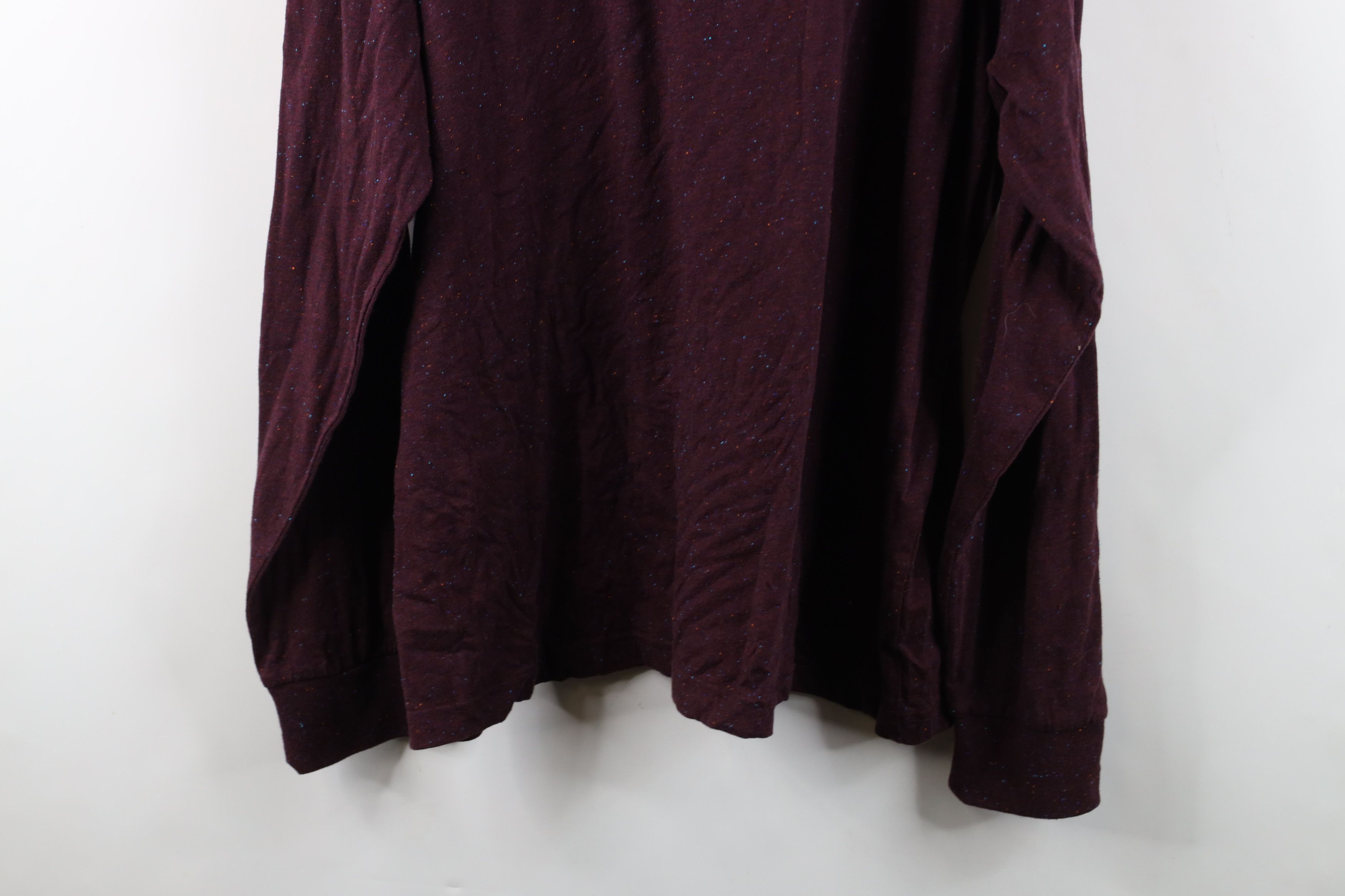 Orvis Vintage Orvis Fleck Cotton Knit Long Sleeve Rugby Polo Shirt Size US XL / EU 56 / 4 - 11 Thumbnail
