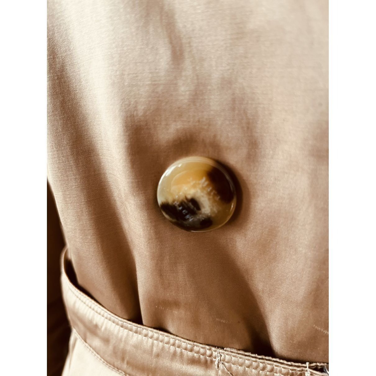 Max Mara MAX MARA size US8 / EU 40 beige large collar puffer coat in Size S / US 4 / IT 40 - 7 Thumbnail