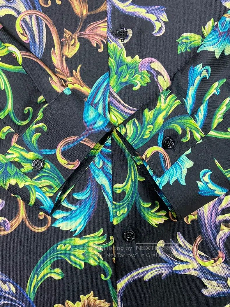 Versace Versace Baroque silk shirt Size US XXL / EU 58 / 5 - 5 Thumbnail