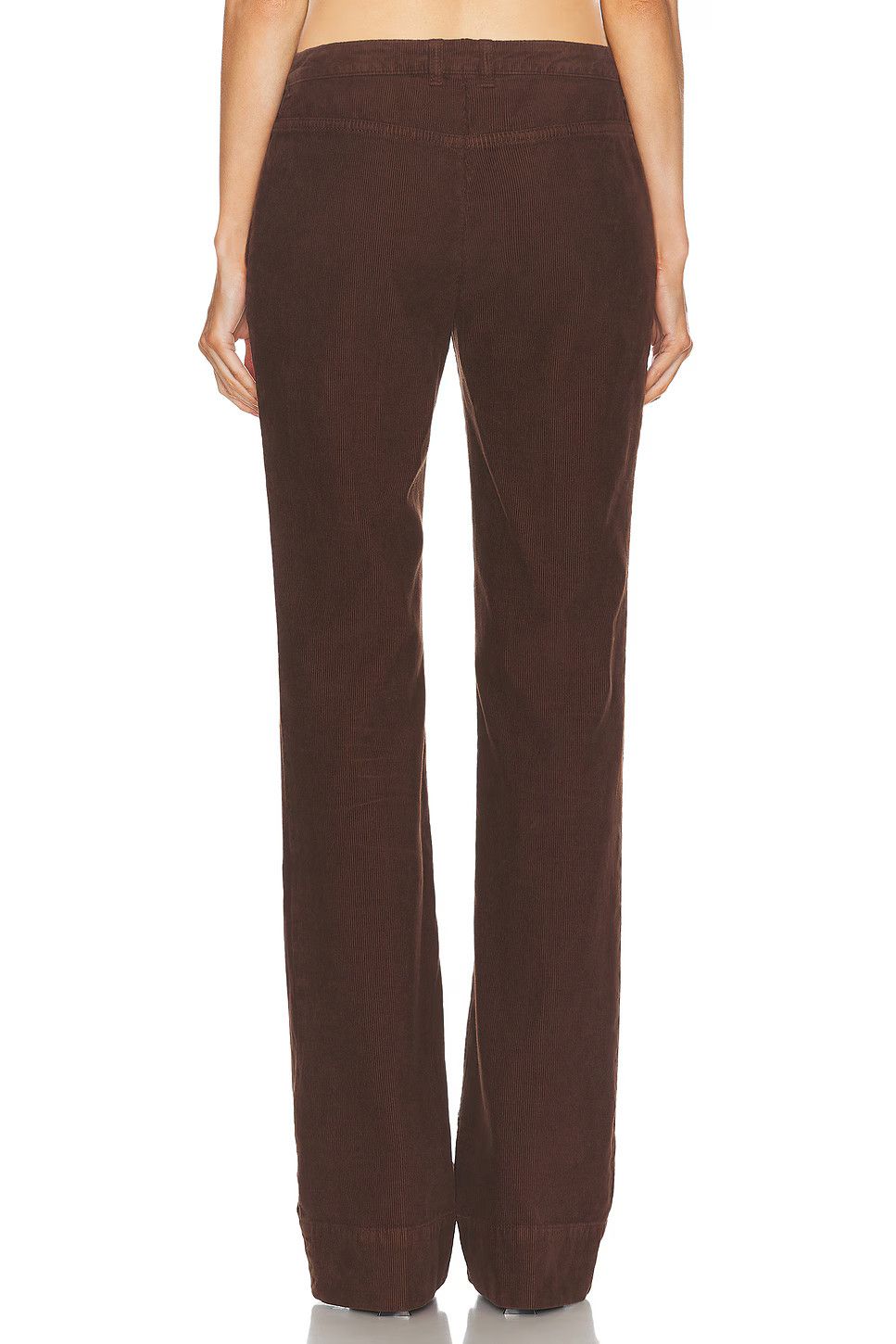 Saint Laurent Paris o1bcso1str1125 Bootcut Pants In Corduroy in Chocolate Brown Size 26" / US 2 / IT 38 - 4 Thumbnail