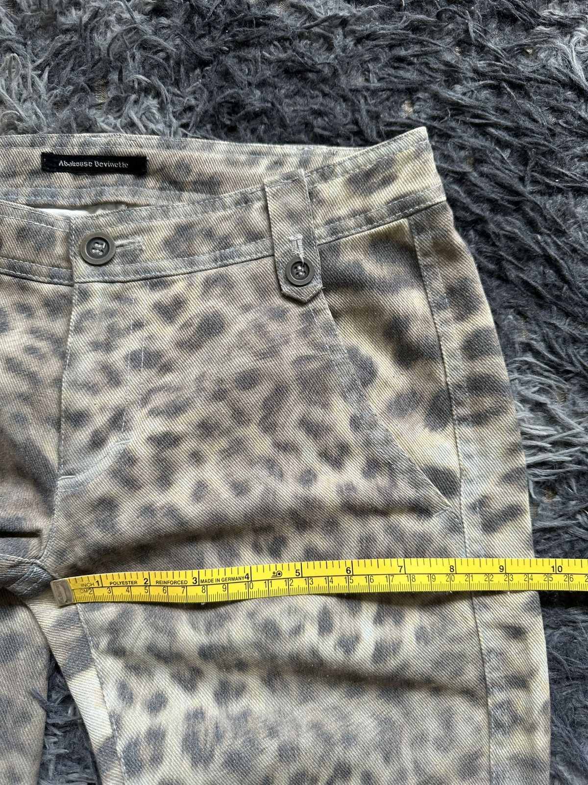 5351 POUR LES HOMMES 00's Abahouse Devinette leopard overprinted pant Size US 29 - 19 Thumbnail