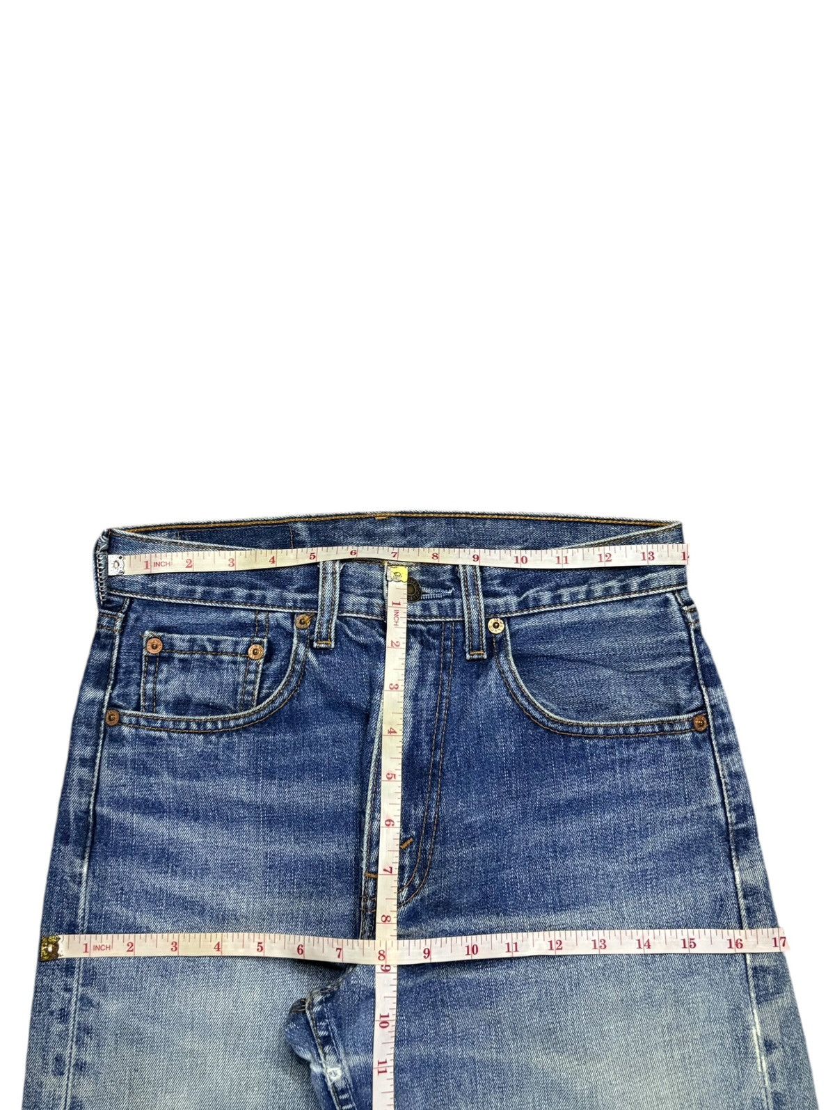 Levi's Vintage 90s Levis 512 Mud Wash Distressed Loose Jeans Size US 28 / EU 44 - 12 Thumbnail