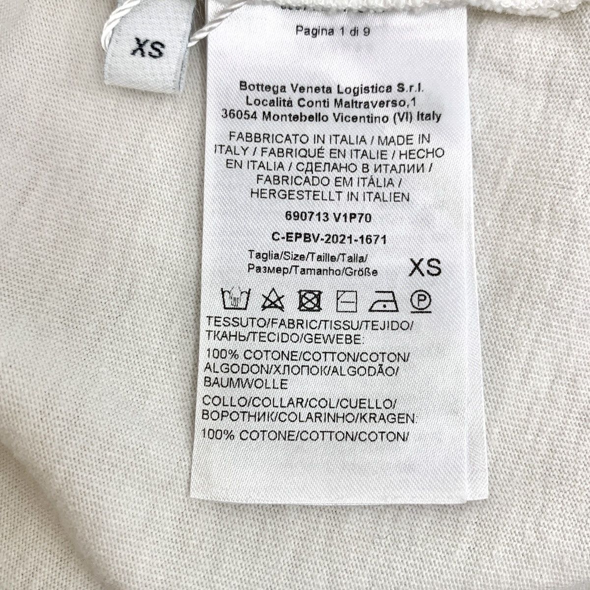 Bottega Veneta Bottega Veneta White Stitched Short Sleeve T-Shirt Size XS / US 0-2 / IT 36-38 - 6 Thumbnail