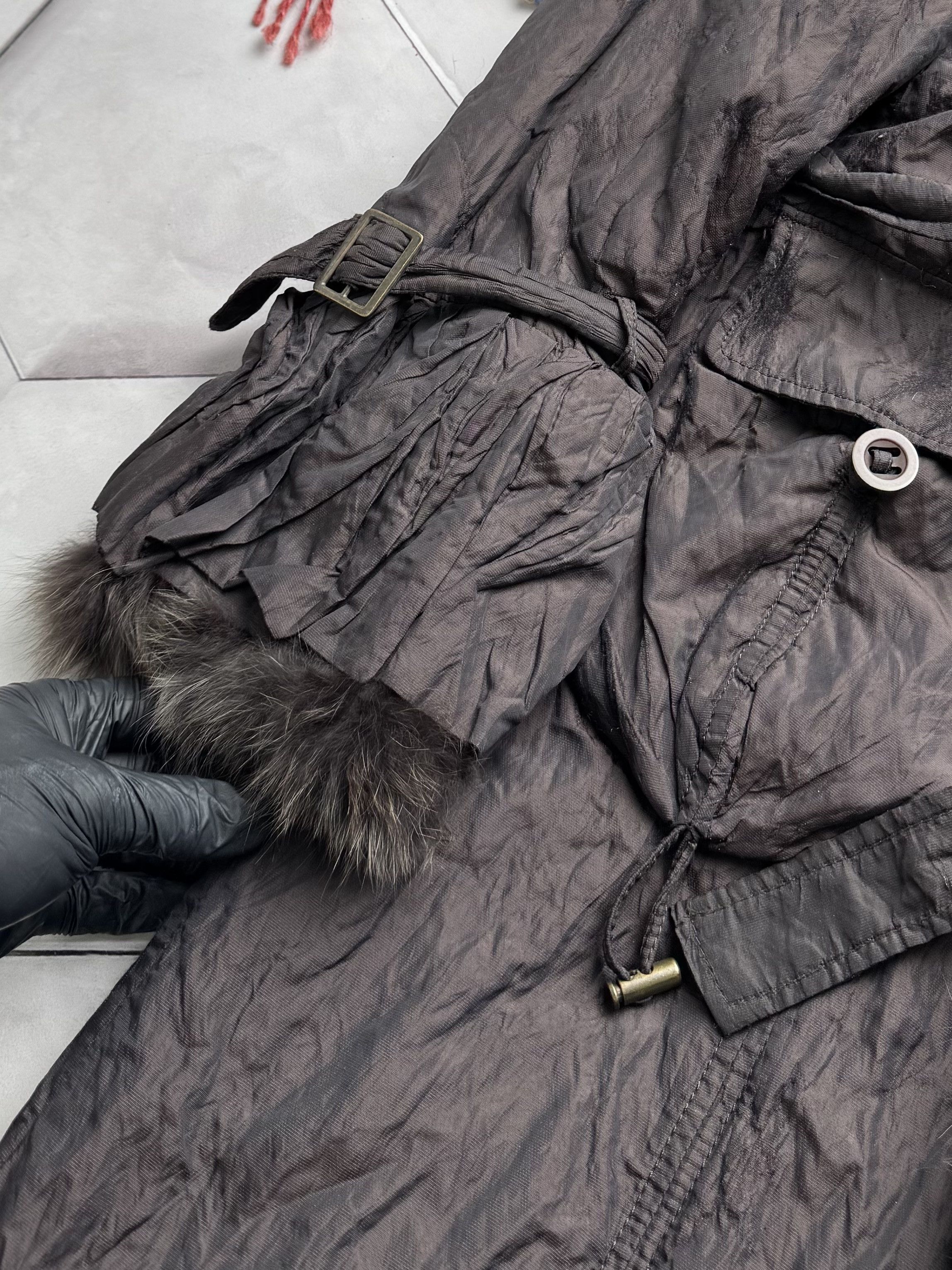 Vintage Vintage Coat With Real Fur Details (E4) Size L / US 10 / IT 46 - 5 Thumbnail