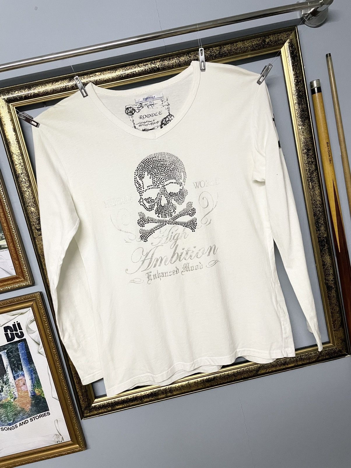 semanticdesign Vintage 1990s Japan Designer Roddle Ambition Punk Skull Tee Size US M / EU 48-50 / 2 - 2 Thumbnail