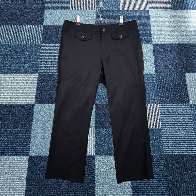 Banana Republic Banana Republic Womens Pants Black 10 Dress Mid Rise Flat Front Martin Trouser Size 32" / US 10 / IT 46 - 1 Thumbnail