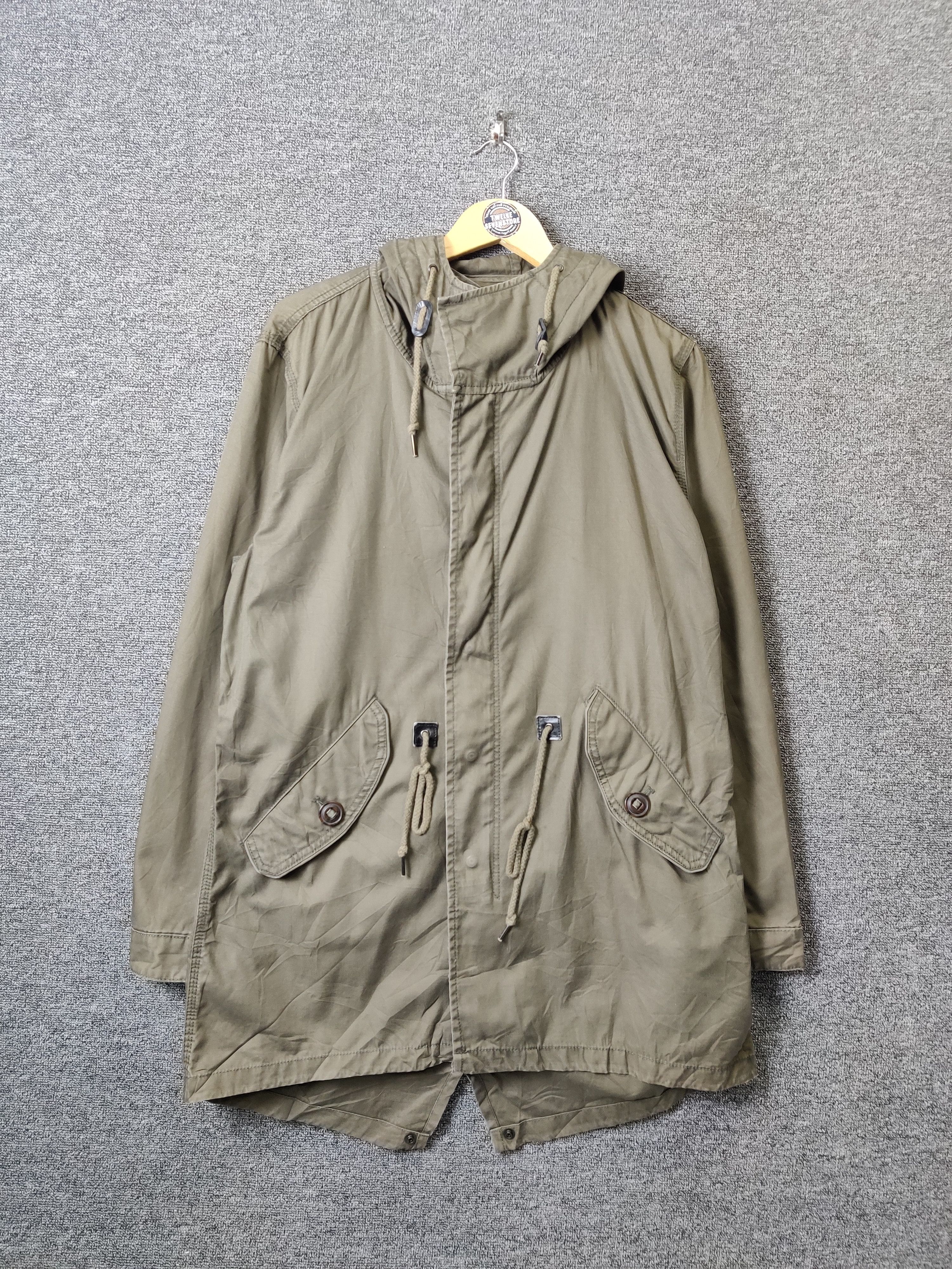 Japanese Brand Vintage Back Number Military Parka Fishtail Size US L / EU 52-54 / 3 - 1 Thumbnail