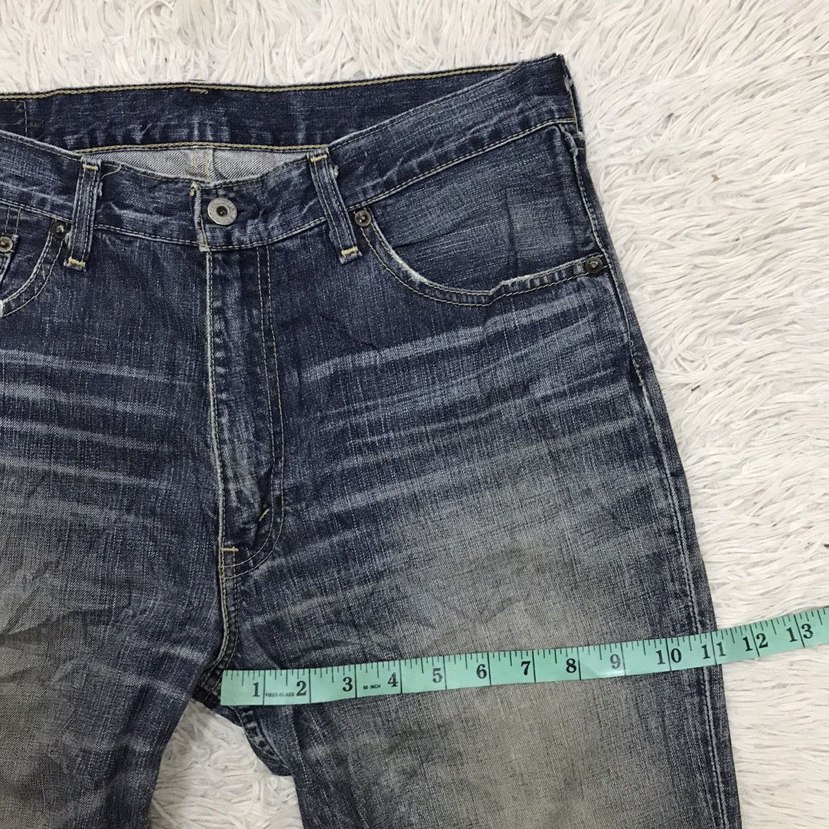 Levi's Vintage Levis 502 Distressed Design Denim Jeans Size US 32 / EU 48 - 18 Thumbnail
