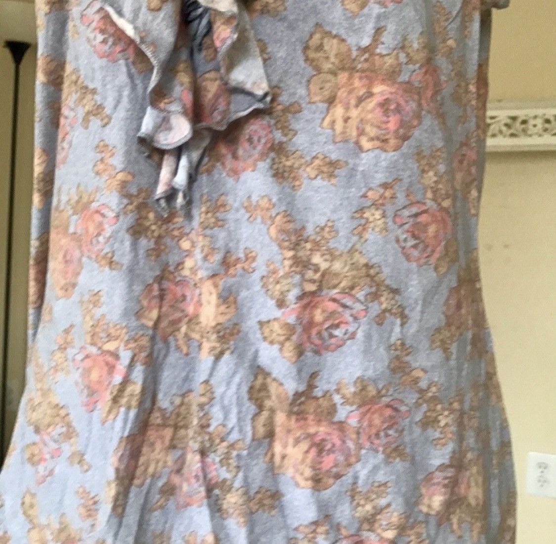Ralph Lauren VINTAGE RALPH LAUREN FLORAL RUFFLE EMBROIDERED TANK TOP Size L / US 10 / IT 46 - 3 Thumbnail