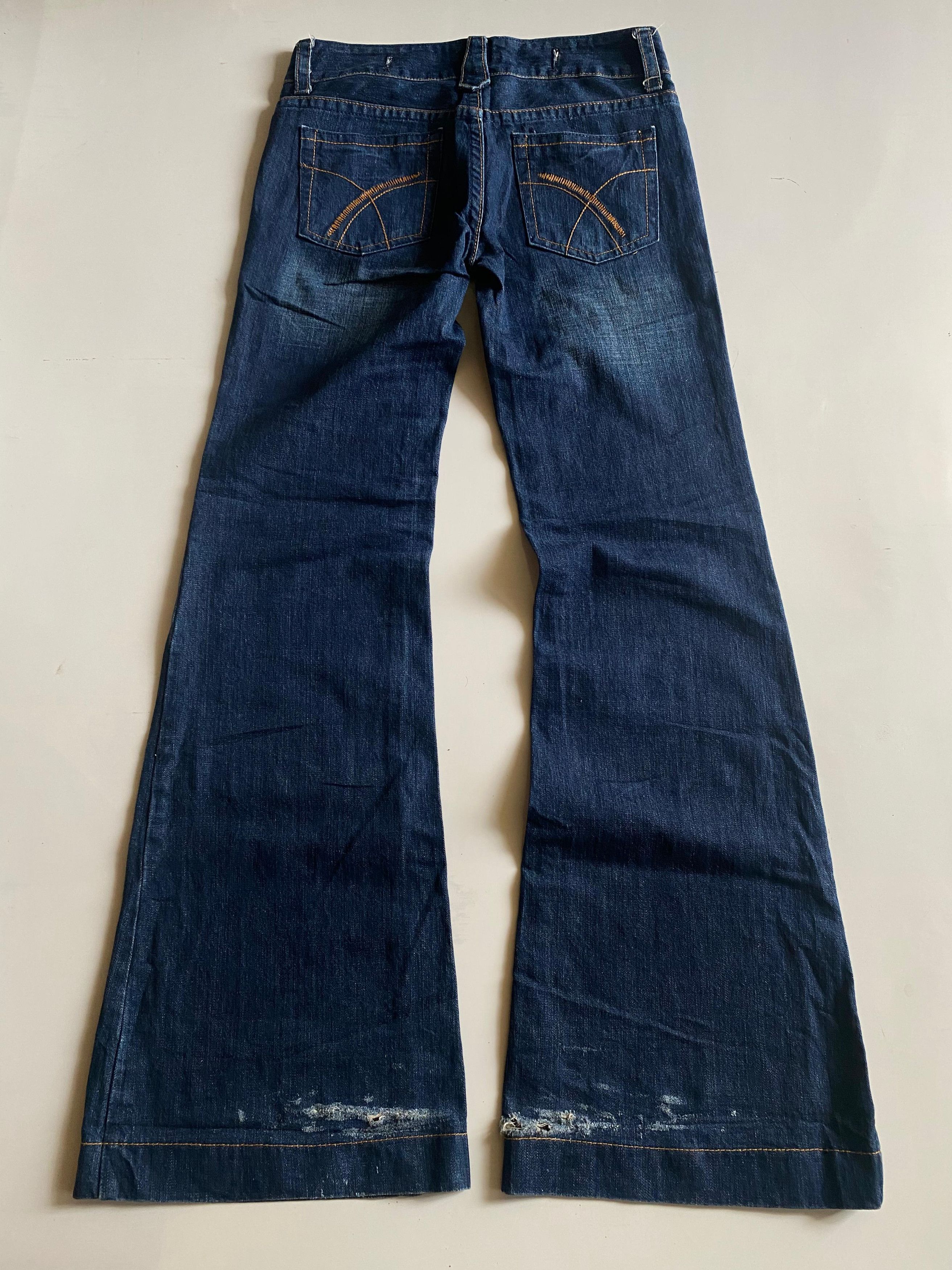 Le Grande Bleu (L.G.B.) SEND OFFER 💥 Glad News Super Flared Pants L.G.B Style Size US 28 / EU 44 - 2 Thumbnail