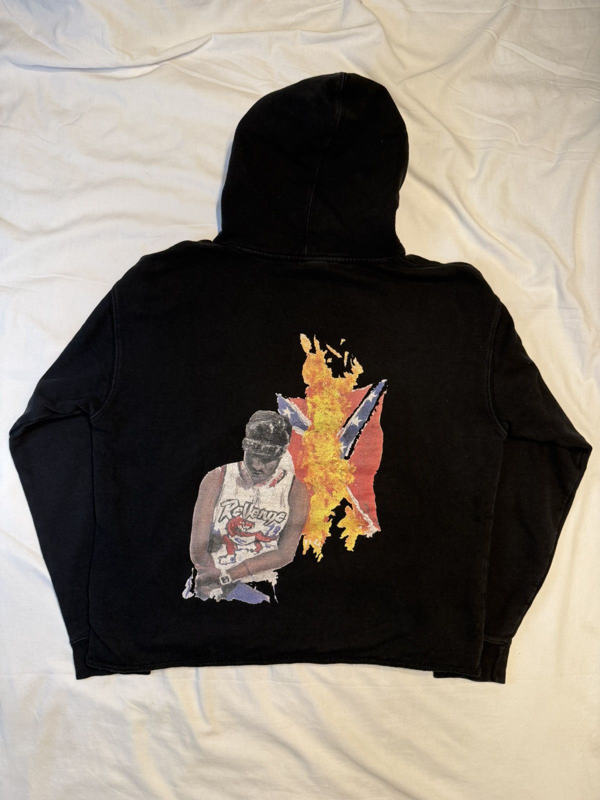 Revenge Revenge Ski Mask Lightning Burned Flag Black Hoodie Size US L / EU 52-54 / 3 - 5 Thumbnail
