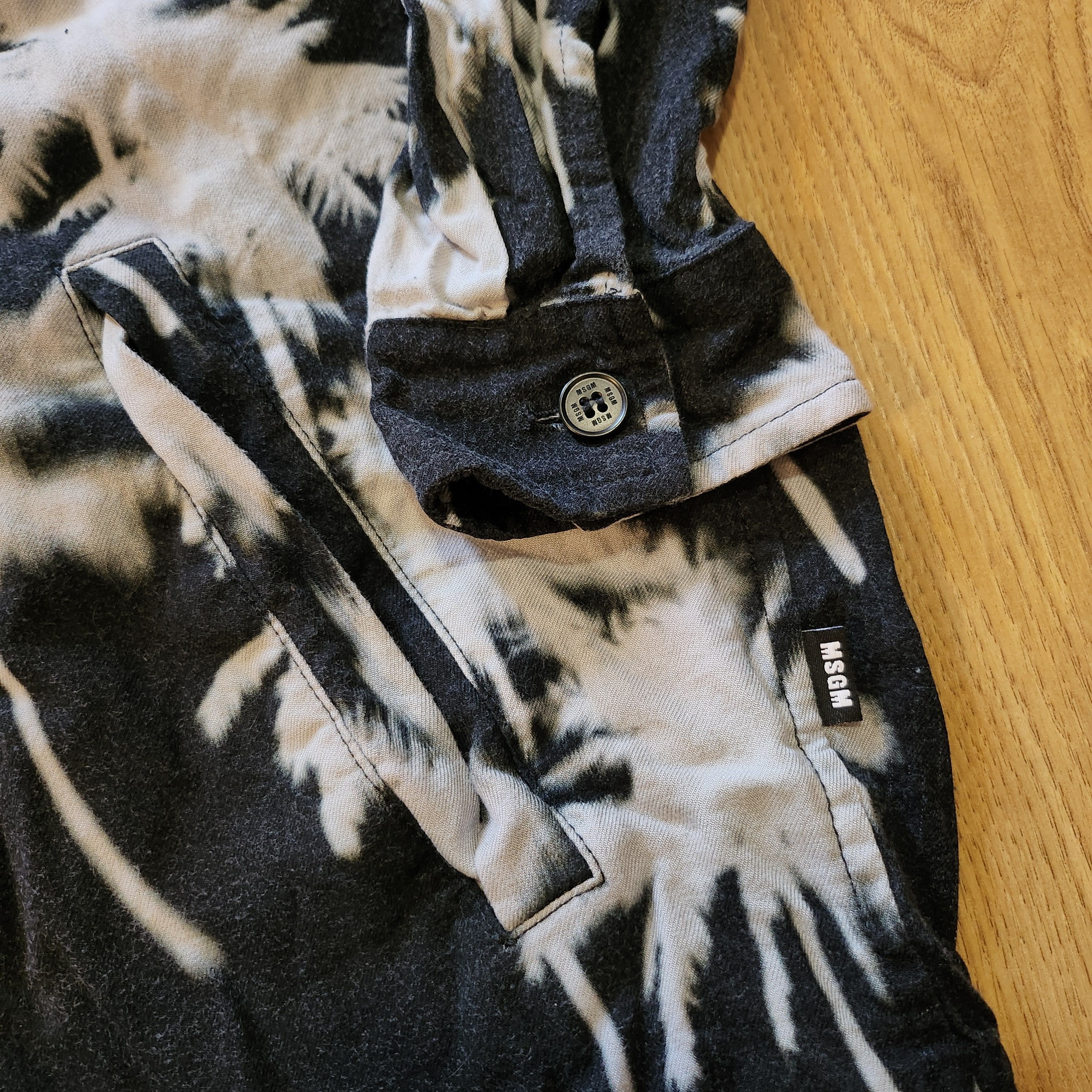 MSGM PALM TREE PRINT ZIP BLOUSON JACKET Size US M / EU 48-50 / 2 - 5 Thumbnail