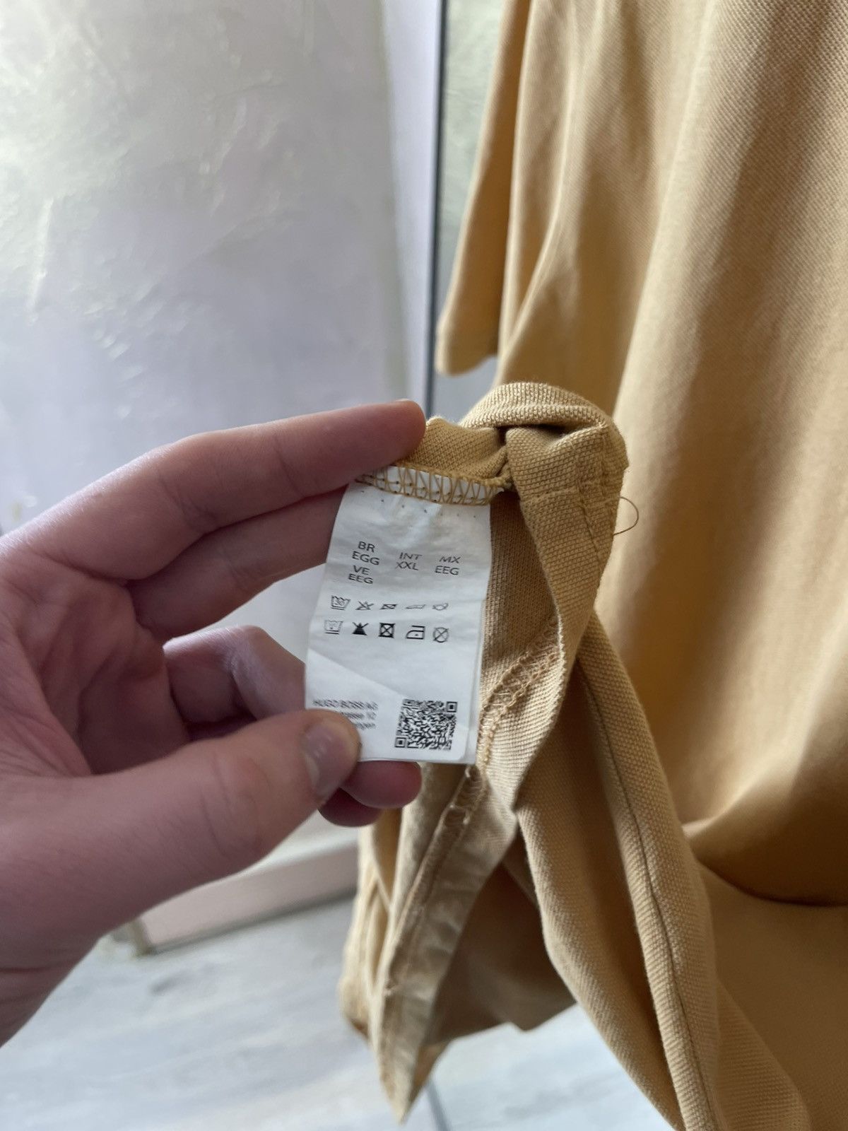 Hugo Boss Hugo Boss Orange Pique Polo with Square Logo Patch Size US XXL / EU 58 / 5 - 7 Thumbnail