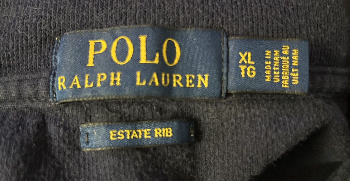 Polo Ralph Lauren shirt: Blue polo ralph lauren estate rib blue label xl Size US XL / EU 56 / 4 - 3 Thumbnail
