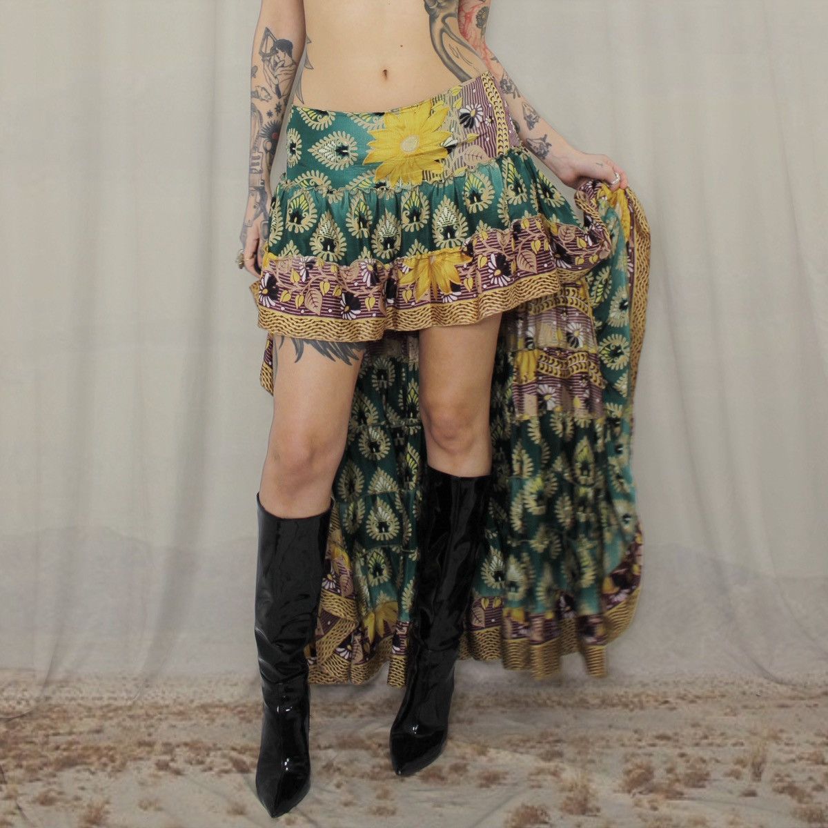 Other 🪔PEACOCK MAXI SKIRT🪔 Size 28" / US 6 / IT 42 - 1 Thumbnail
