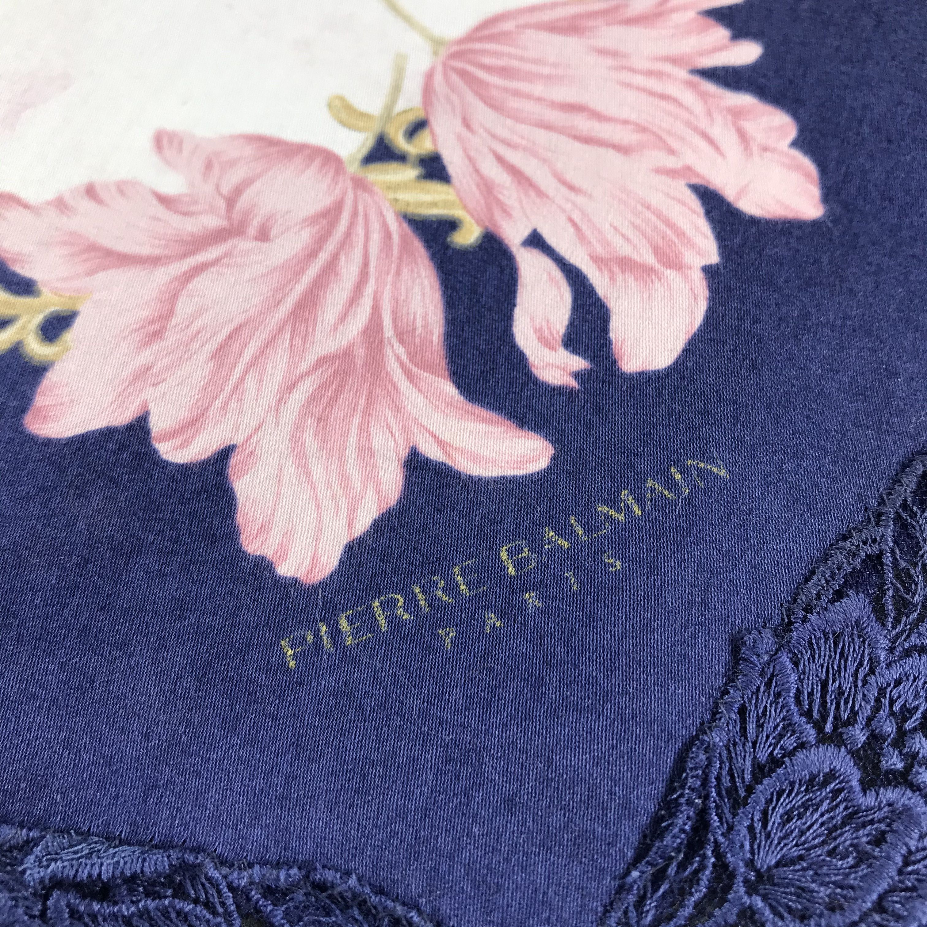 Pierre Balmain Pierre Balmain Handkerchief Neckerchief Bandana H495 Size ONE SIZE - 4 Thumbnail