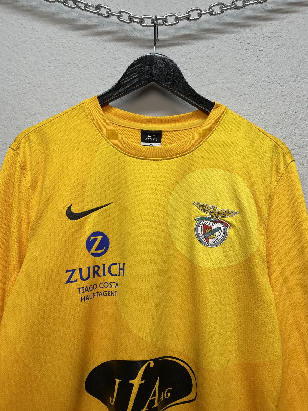 Nike Vintage y2k Nike Benfica Long-sleeve Tee Zurich Size US M / EU 48-50 / 2 - 3 Thumbnail