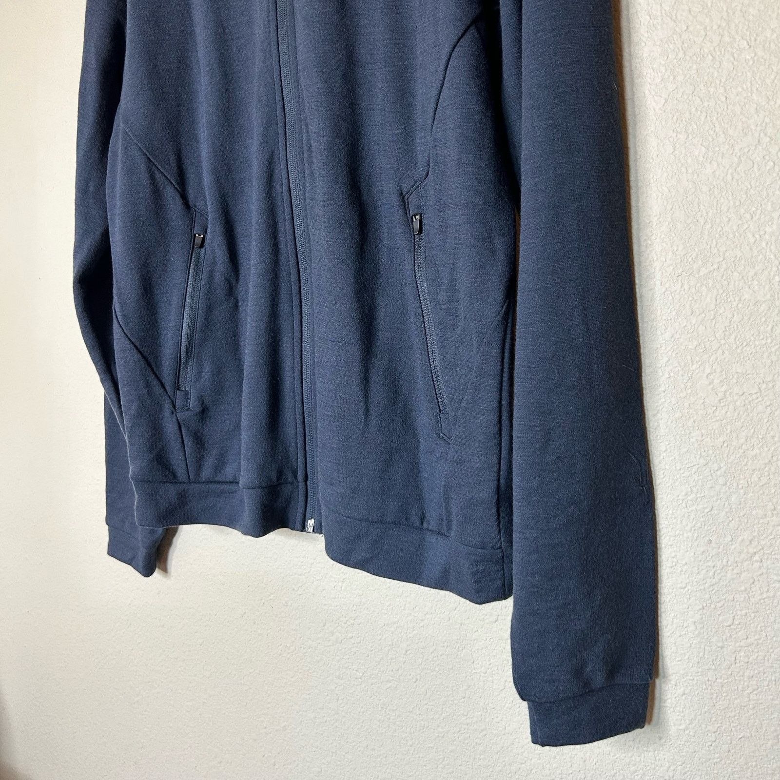 Ibex Ibex Sweater Cardigan 100% Merino Wool Gray Front Zip Sz S Size S / US 4 / IT 40 - 3 Thumbnail