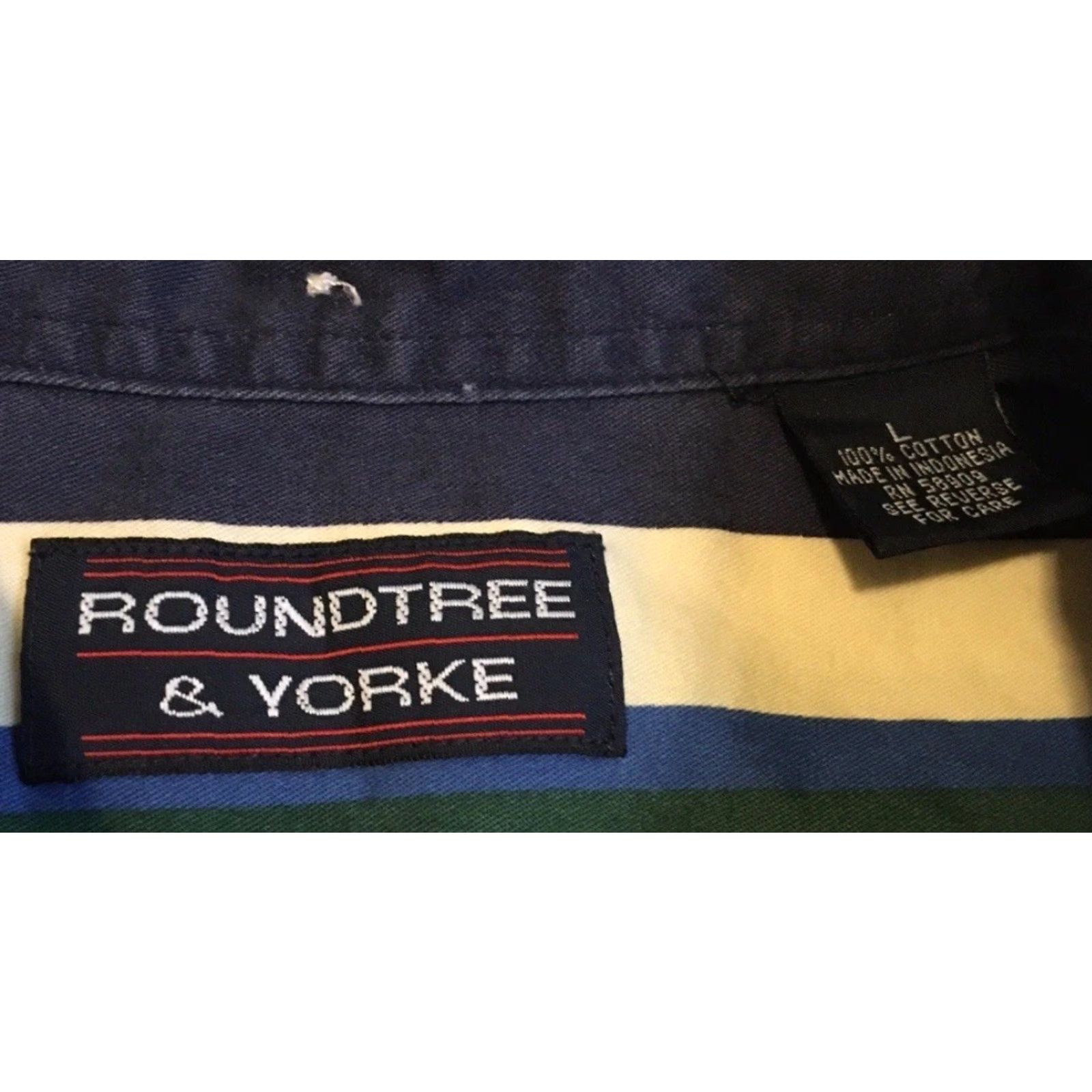 Gotcha VINTAGE 90s Striped Faded Button-Up Shirt L Surf Skate Beach Grunge AOP Vaporwave Gotcha OP 80 Size US L / EU 52-54 / 3 - 4 Thumbnail