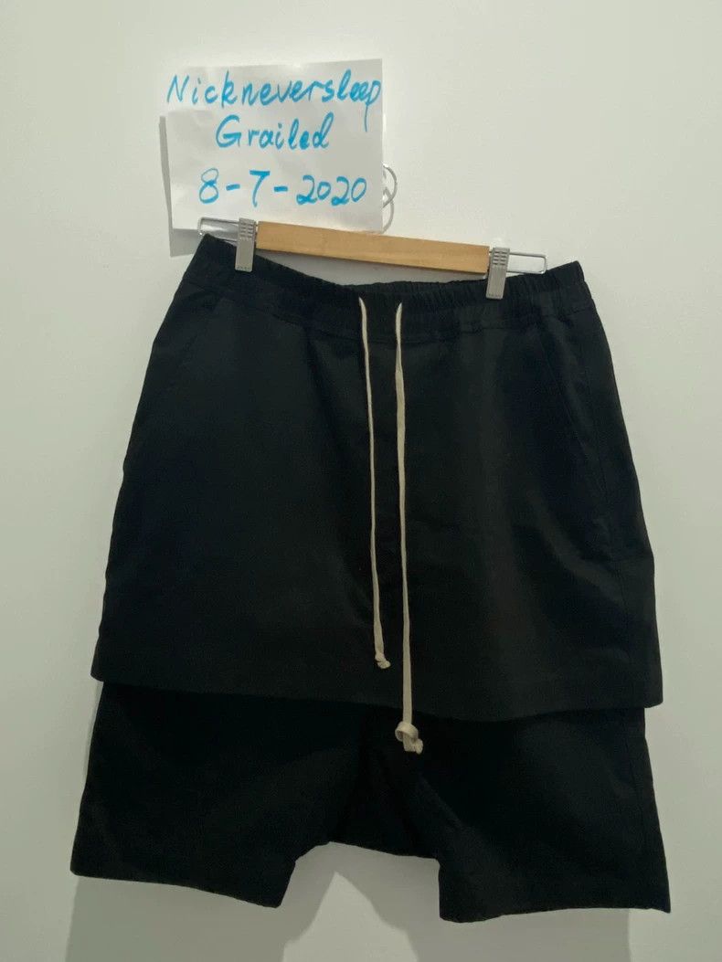 Rick Owens Rick Owens Black Shorts Size S Size US 26 / EU 42 - 1 Thumbnail