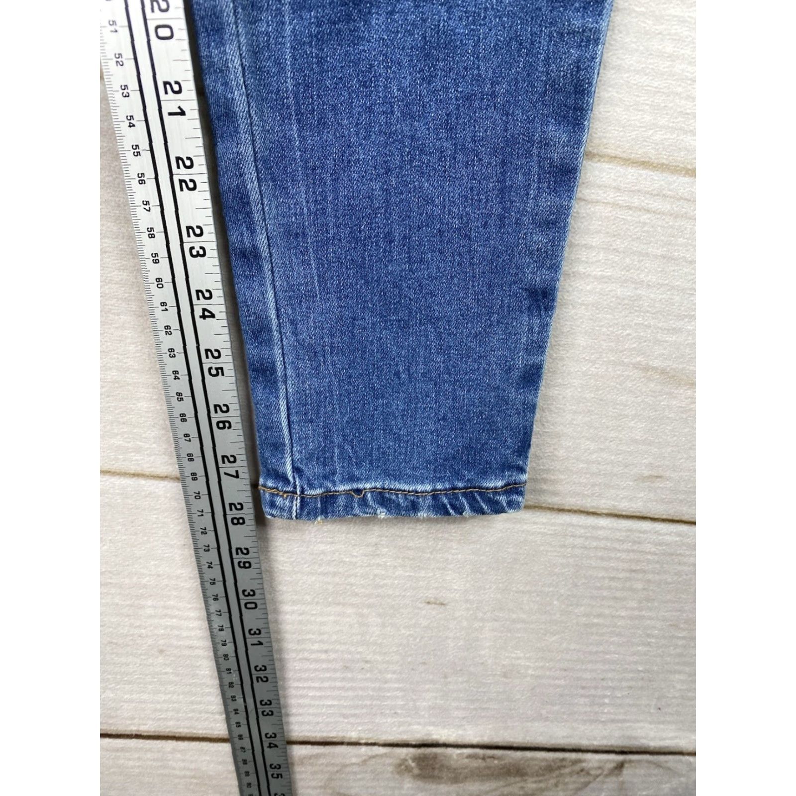 Velvet Velvet Heart Jeans Womens 28 Sadie Mid Rise Super Skinny Embroidered Butterfly Size 28" / US 6 / IT 42 - 6 Thumbnail