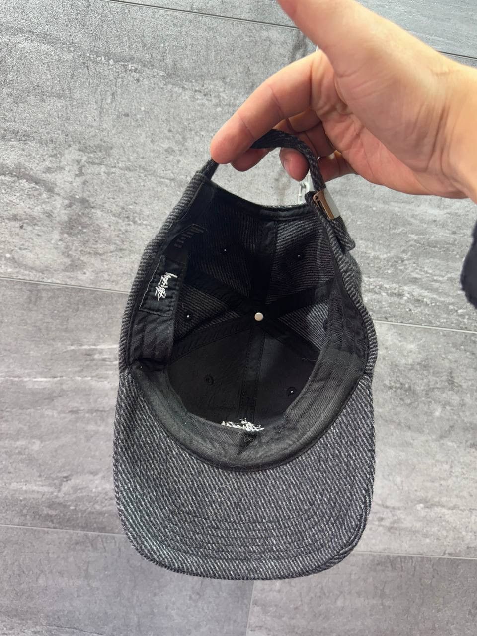 Stussy Stussy Stock Herringbone Low Pro Baseball Hat Size ONE SIZE - 6 Thumbnail