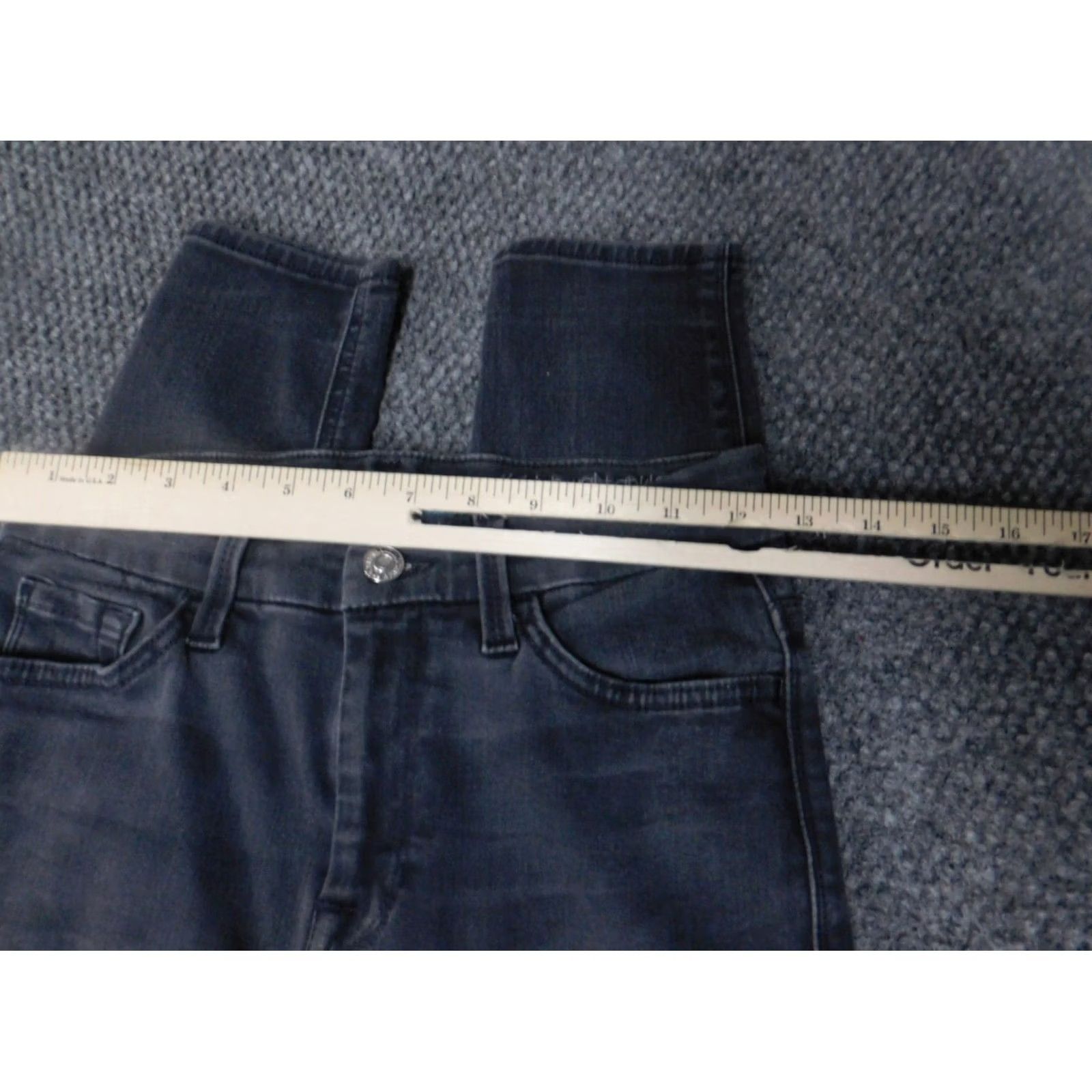 7 For All Mankind 7 for all mankind Womens Jeans 26 gray skinny high waist denim Size 26" / US 2 / IT 38 - 2 Thumbnail