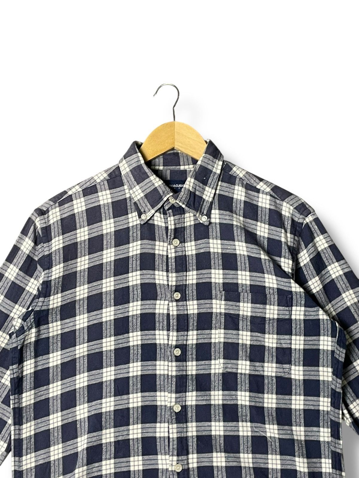 Japanese Brand × Vintage Alpha Cubic Sport Checked Button Up Shirt (50) Size US L / EU 52-54 / 3 - 2 Thumbnail