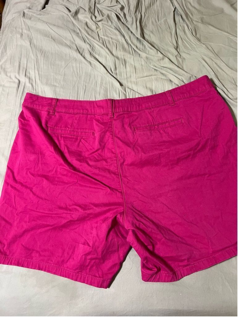 Top Of The World Women's St John's Bay Shorts Size 24W Pink Size ONE SIZE - 2 Thumbnail