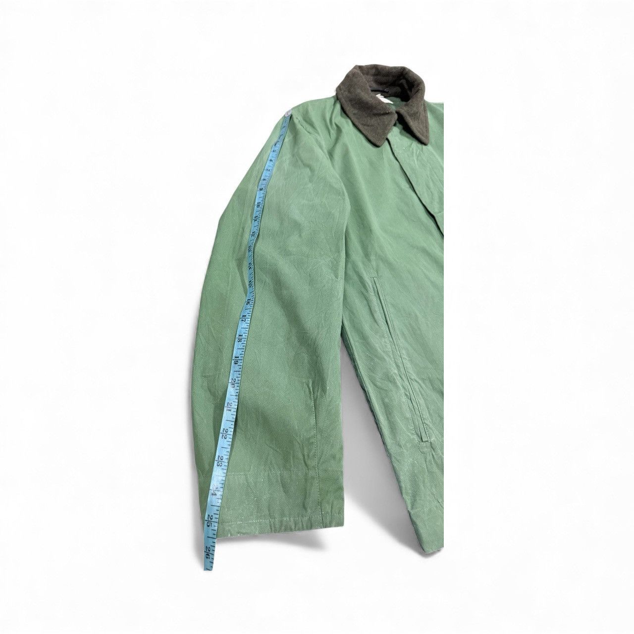 Dries Van Noten Dries Van Noten PU Waterproof Olive Green Field Jacket Size US M / EU 48-50 / 2 - 16 Thumbnail