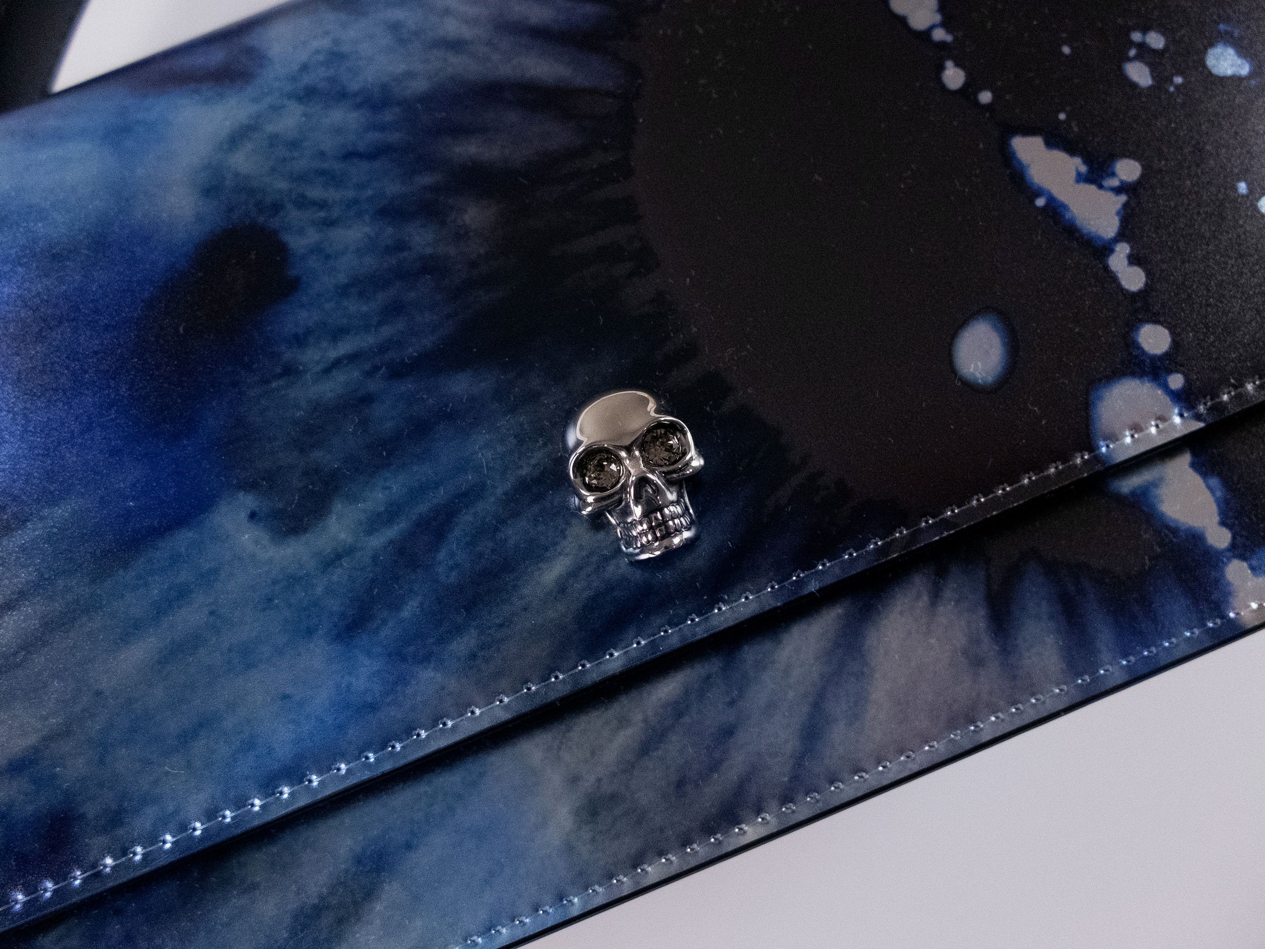 Alexander McQueen ALEXANDER MCQUEEN Galactic Iris leather flap shoulder bag q Size ONE SIZE - 6 Thumbnail