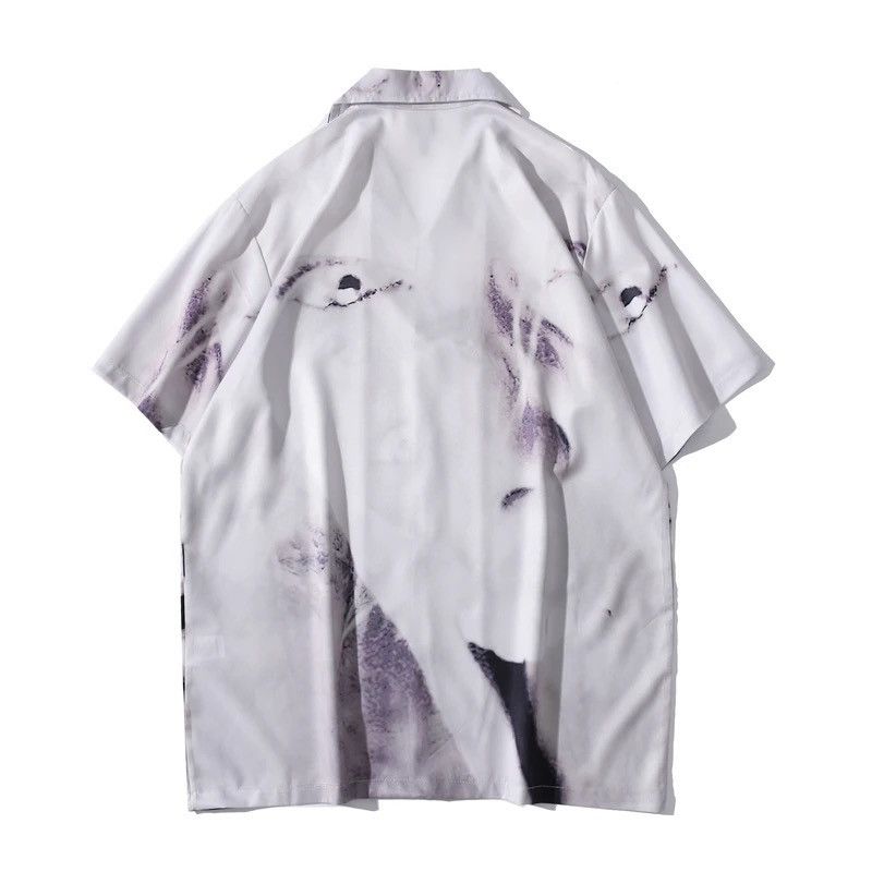 Japanese Brand × Vintage Vintage Outdoor Summer Hawaiian Blouse Shirt Dark Icon Size US M / EU 48-50 / 2 - 2 Thumbnail