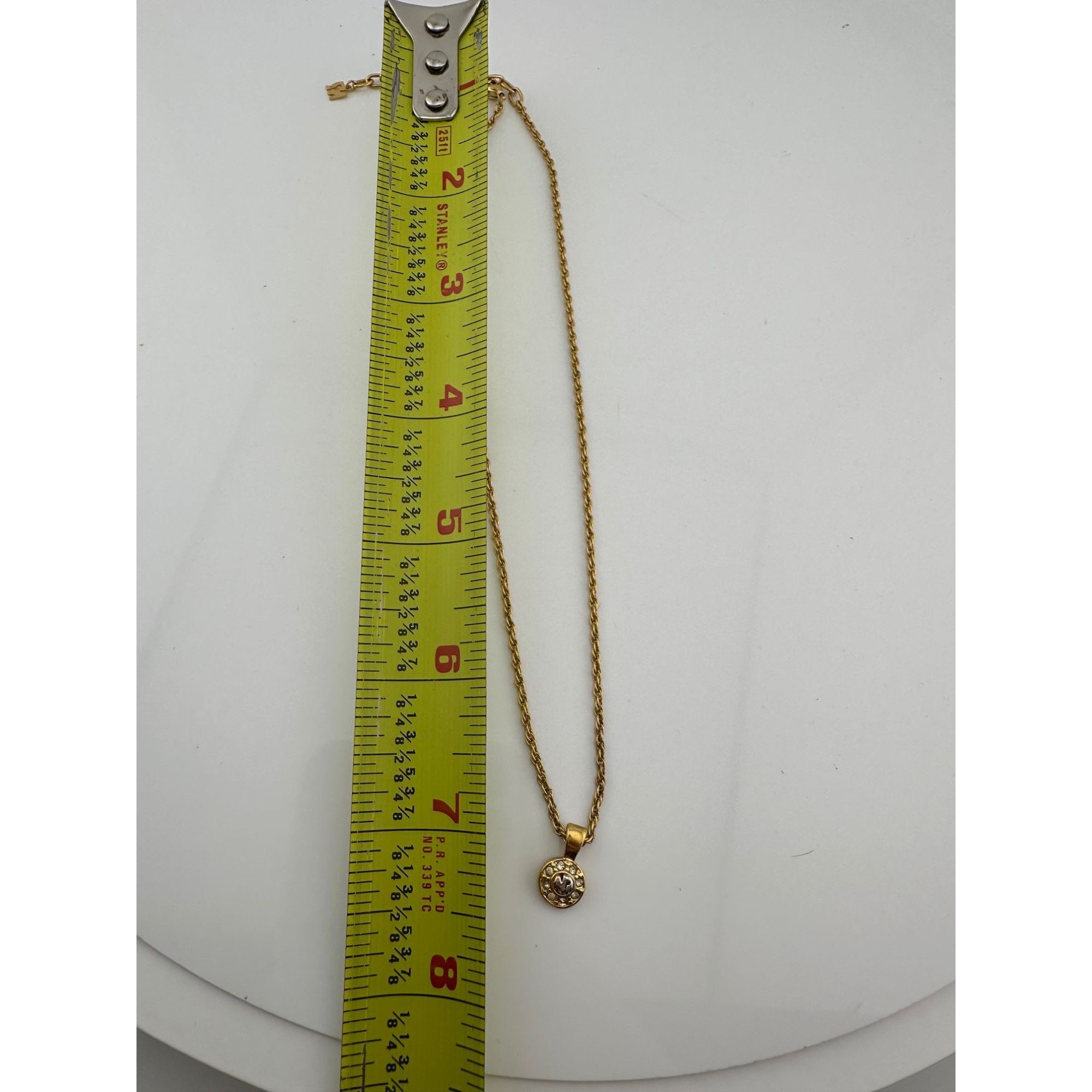 Nina Ricci Nina Ricci Round Rhinestone Necklace Size ONE SIZE - 10 Thumbnail