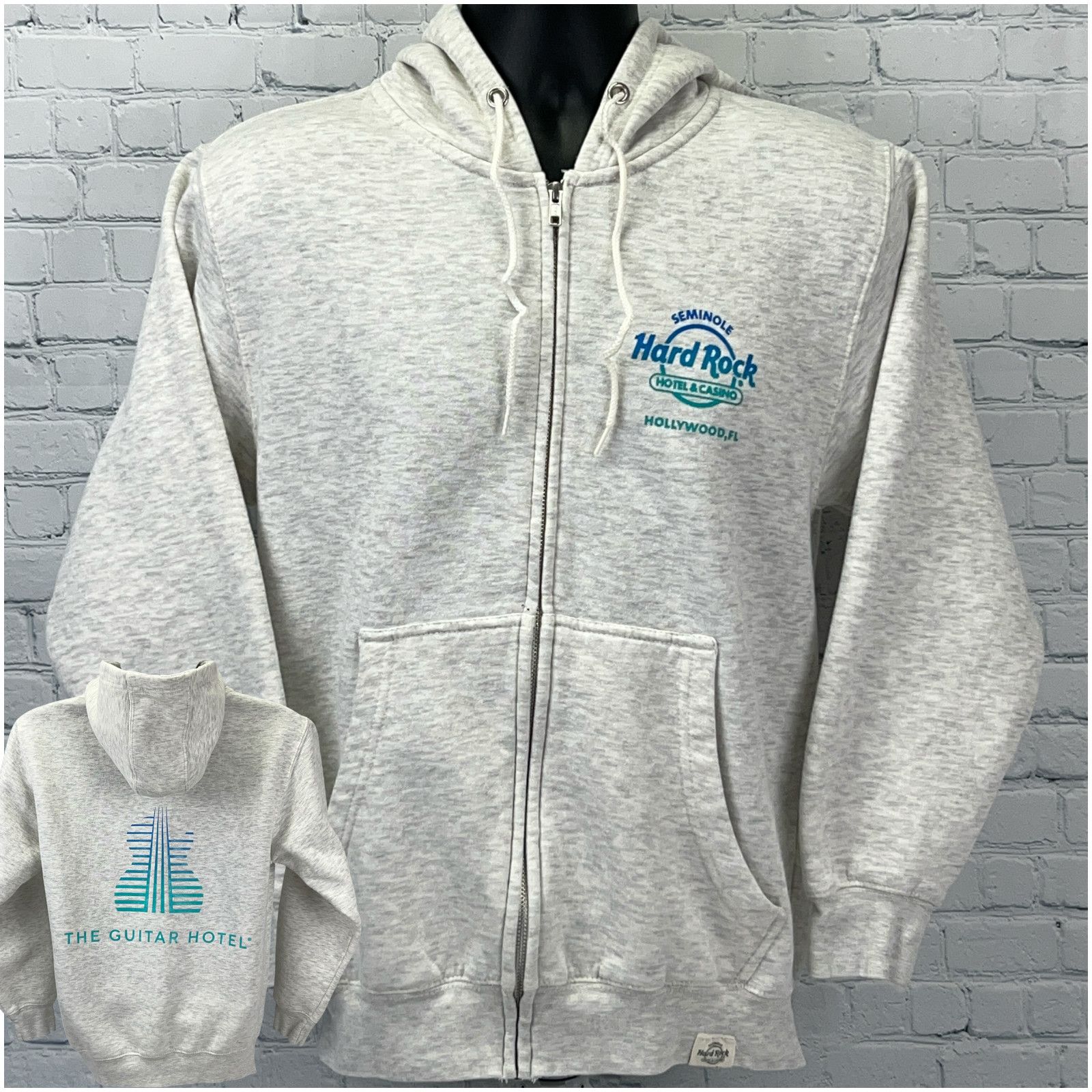 Hard Rock Cafe Hard Rock Casino The Guitar Hotel Hoodie Florida Gray S Size US S / EU 44-46 / 1 - 1 Thumbnail