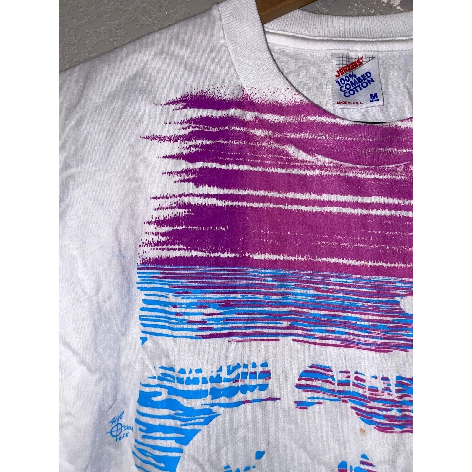 Jerzees Vintage Test Print Shirt YMCA Rockies Whale Tail Tee Summer Size US M / EU 48-50 / 2 - 3 Thumbnail