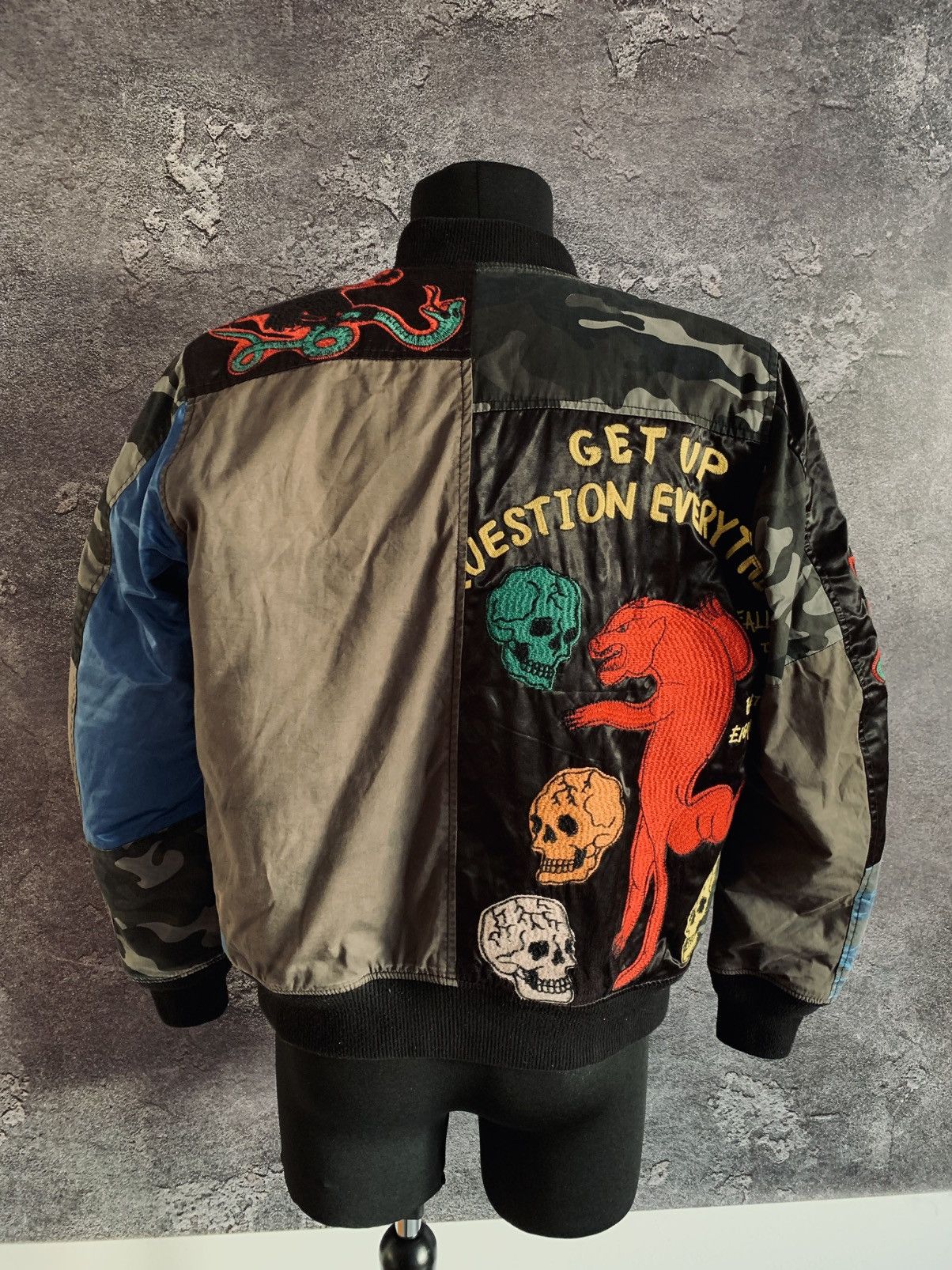 Diesel Diesel Get Up Question Everything Japanese Skull Bomber Size US S / EU 44-46 / 1 - 2 Thumbnail