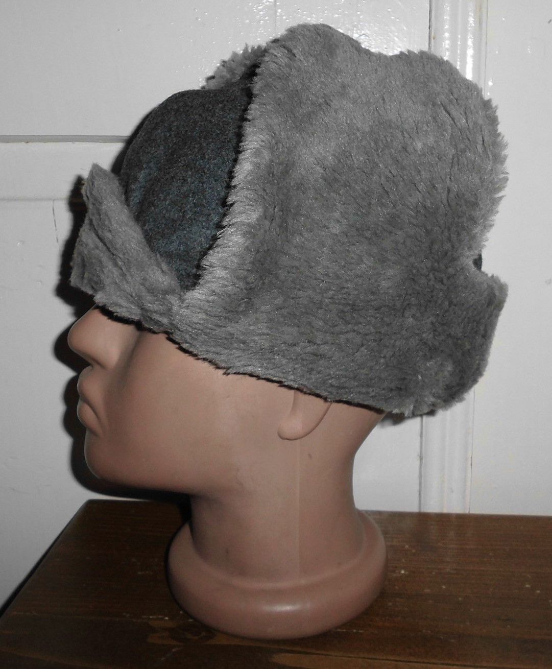 Vintage Vintage Swiss Army ushanka hat "Schneemütze-57" Size ONE SIZE - 6 Thumbnail