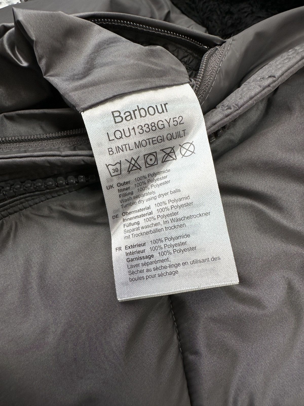 Barbour BARBOUR INTERNATIONAL Motegi Quilt Jacket Silver Women’s Size S / US 4 / IT 40 - 13 Thumbnail