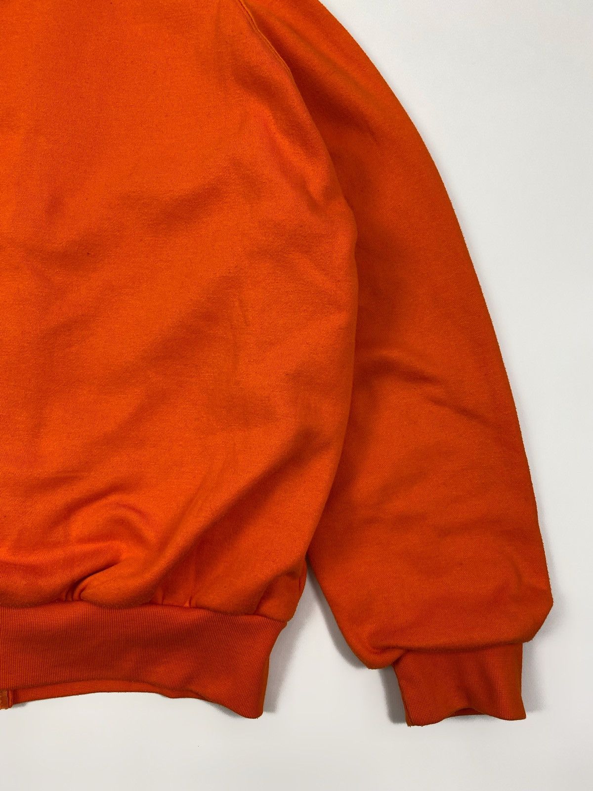 Other Y2K Vintage Snap’n’Wear Blank Orange Thermal Boxy Zip Hoodie Size US L / EU 52-54 / 3 - 13 Thumbnail