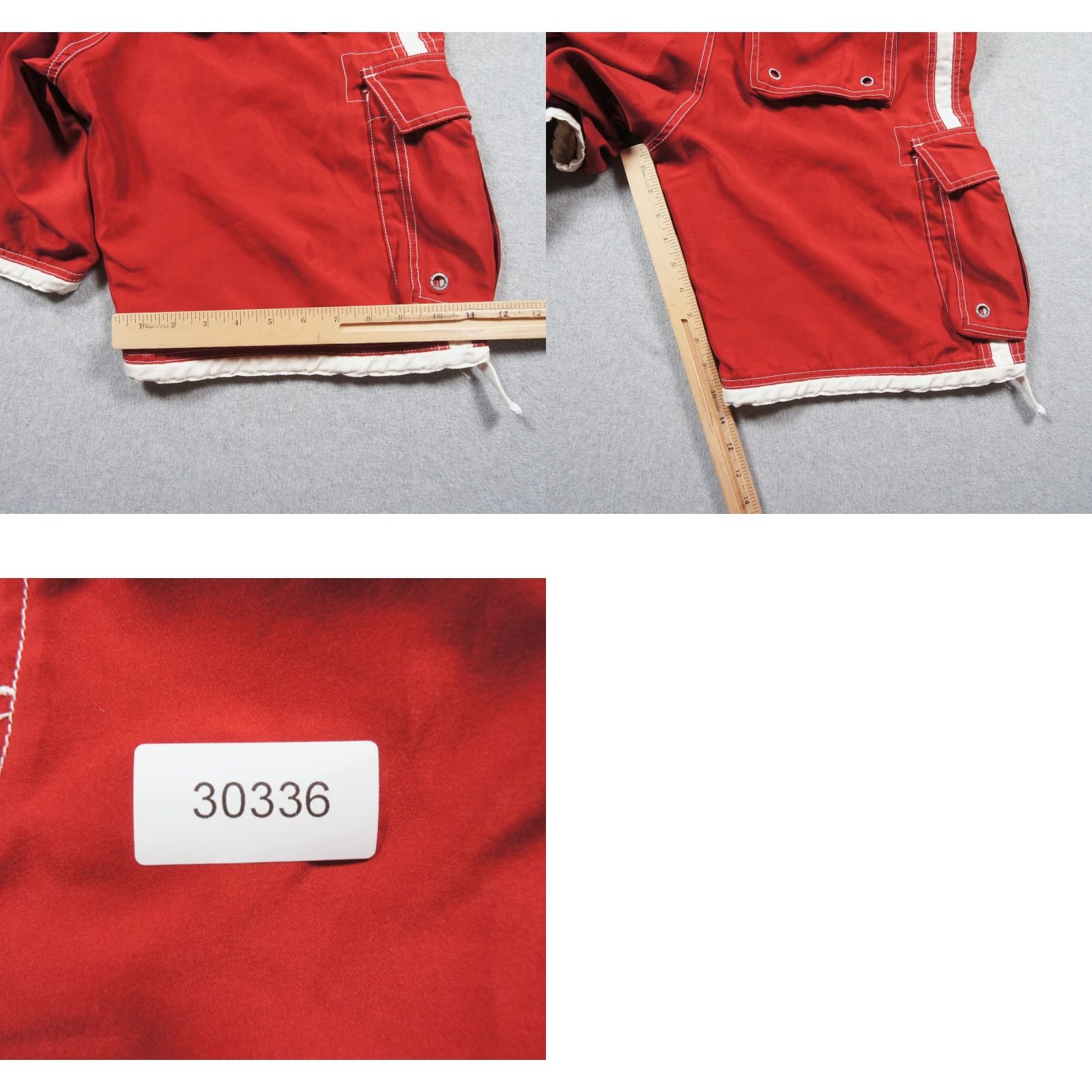 Vintage VINTAGE Aeropostale Shorts Mens 34 Red Boardshorts Swim Cargo Pockets Y2K Adult Mens Size US 34 / EU 50 - 9 Thumbnail