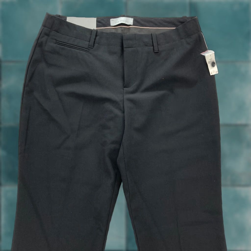 Gap Gap True Straight Dress Pants Women's 8 Black Stretch Career Casual Mid Rise NWT Pants Size 30" / US 8 / IT 44 - 1 Thumbnail